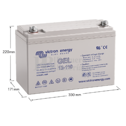 Victron Gel 12 Voltios 110 Amperios | Energy Gel Deep Cycle BAT412101104